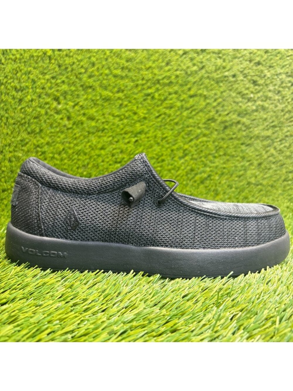 Volcom Chill Womens Size 9W Black Composite Safety Toe Work Slip-On Shoes